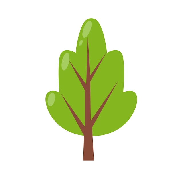 Elemento plano del árbol
