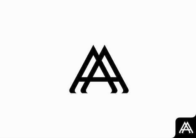 elemento de plantilla de diseño de icono de logotipo de letra A