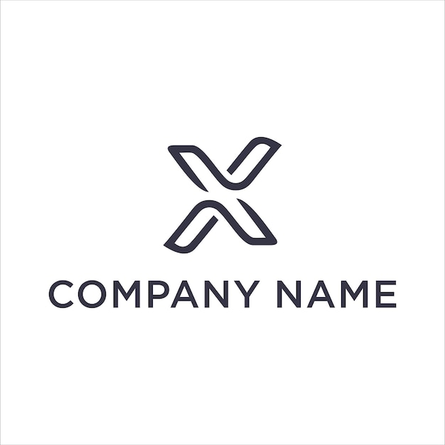Elemento de plantilla de diseño de logotipo letra X