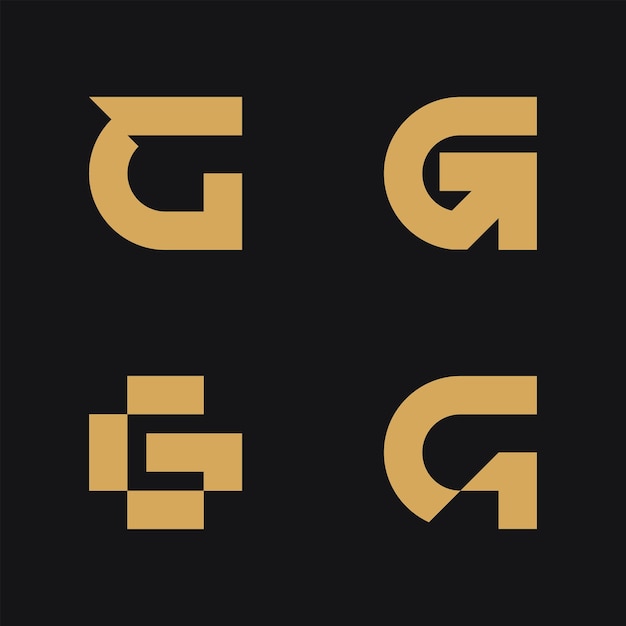 Elemento de plantilla de vector de logotipo de letra G
