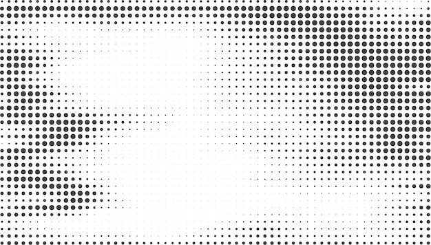 Elemento punteado de medio tono para el elemento vectorial creativo