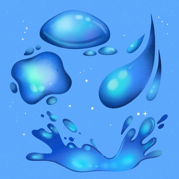 Elemento de recogida de agua de acuarela
