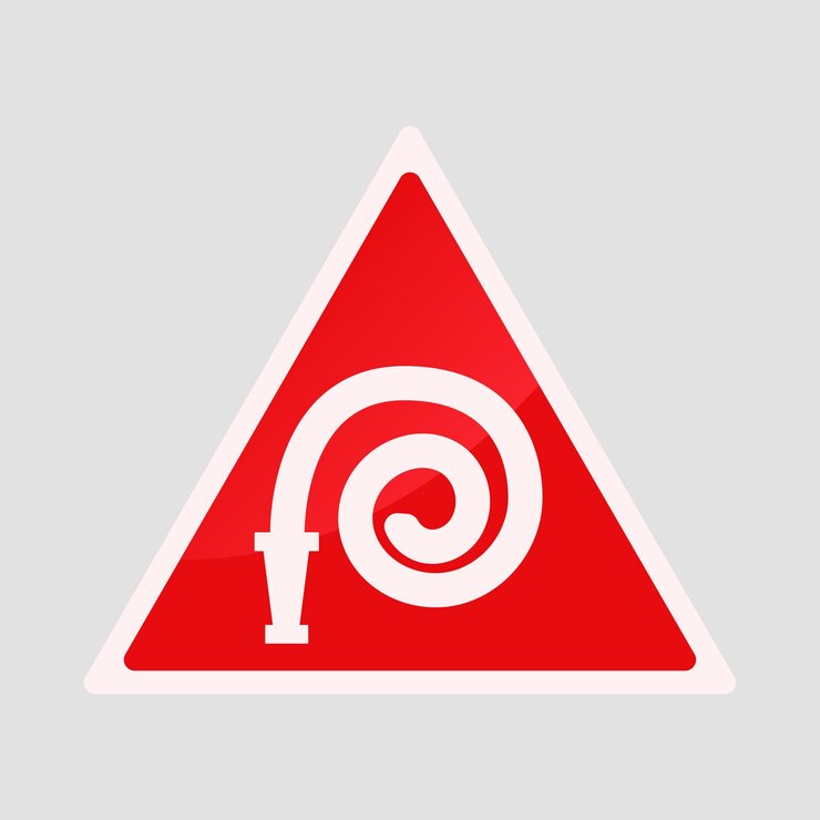 Vector elemento de señal de advertencia