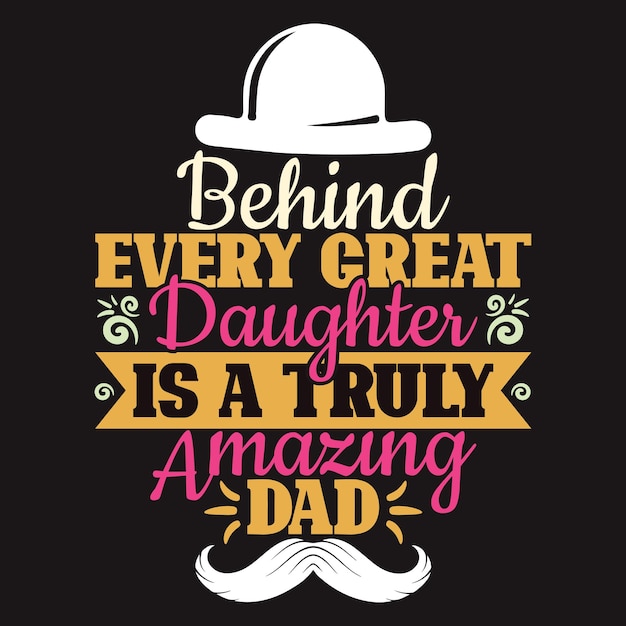 Elemento de tipografía de diseño gráfico de diseño de camiseta de papá. a todos los amantes de papá les encantará este diseño de camiseta
