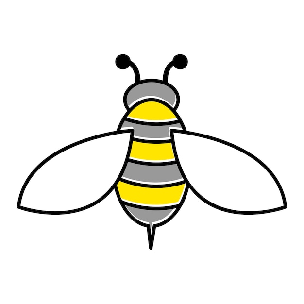 Elemento de vector de abeja