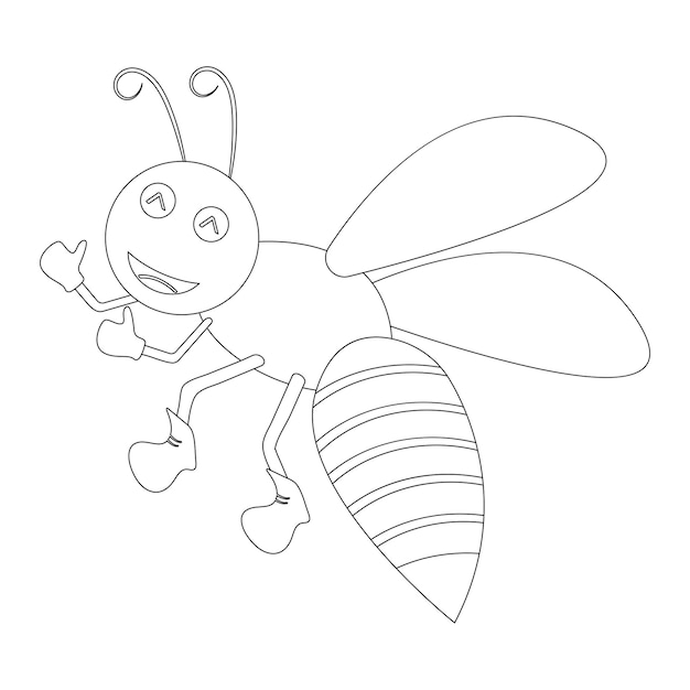 Elemento de vector de abeja