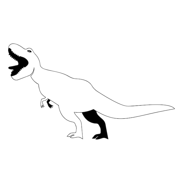 Vector elemento de vector de dinosaurio