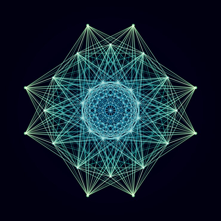 Vector elemento de vector de estructura metálica para datos científicos o representación de estructura.