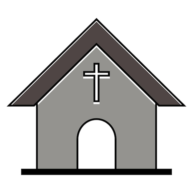 Elemento de vector de iglesia