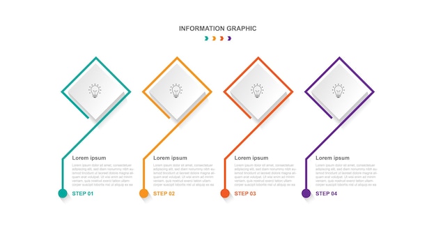 Elemento de vector de infografía