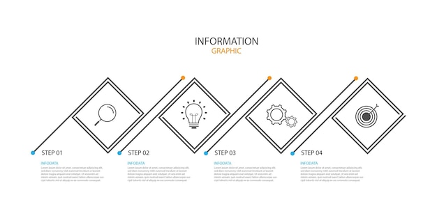 Elemento de vector de infografía