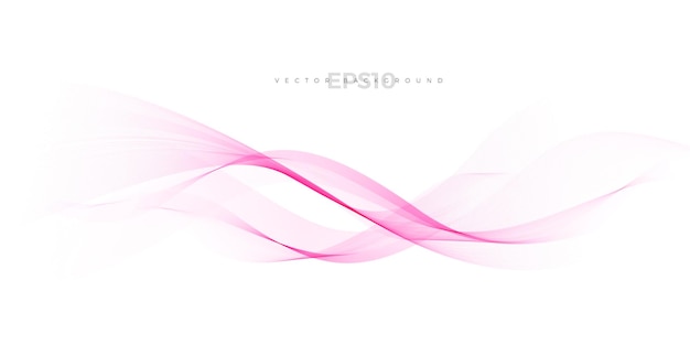 Elemento de vector de onda con fondo abstracto de líneas púrpuras