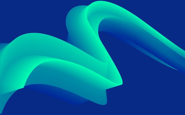 Elemento de vector de onda con líneas abstractas para banner de sitio web y folleto Ilustración de movimiento de flujo de curva Líneas vectoriales Diseño de fondo inteligente