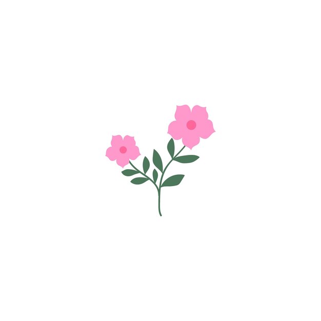 elemento vector rosa flor floral y fauna día primavera