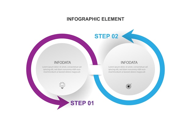 Elemento vectorial infográfico