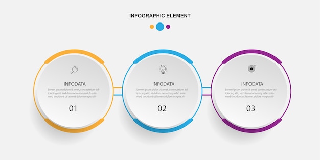 Elemento vectorial infográfico