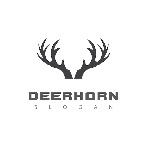 Elemento vectorial del logotipo de cuerno y diseño del símbolo