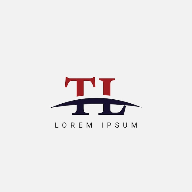 El elemento vectorial del logotipo de estilo monograma moderno