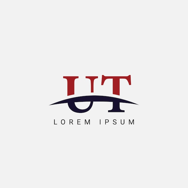 El elemento vectorial del logotipo de estilo monograma moderno
