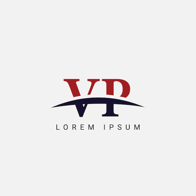 El elemento vectorial del logotipo de estilo monograma moderno