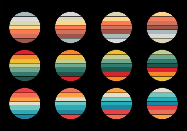Elemento vectorial de sol grunge de fondo retro vintage para la plantilla de diseño de camiseta