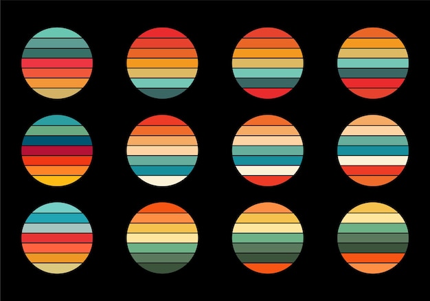 Elemento vectorial de sol grunge de fondo retro vintage para la plantilla de diseño de camiseta