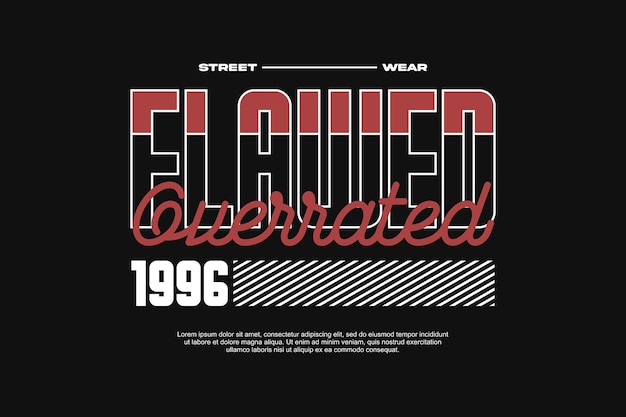 elemento vectorial de streetwear urbano para la moda adecuado para imprimir
