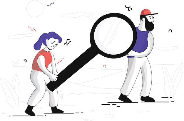 elemento visualización ilustración digital gráficos conocimiento gráfico invitación chica negocio