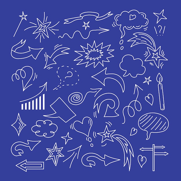 Elementos del conjunto de garabatos vectoriales