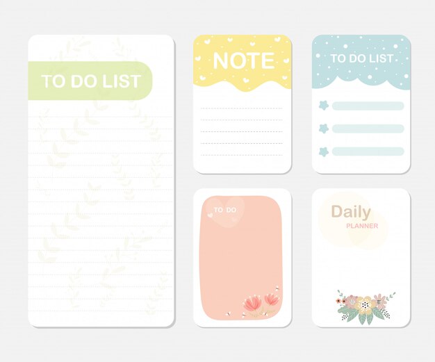 elementos para cuaderno