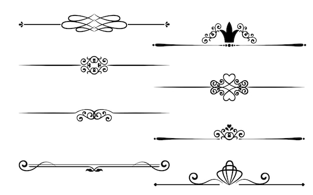 Elementos decorativos adornados