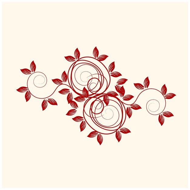 Elementos decorativos florales