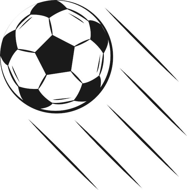 Elementos deportivos de pelota de fútbol aislados en ilustración vectorial de fondo blanco