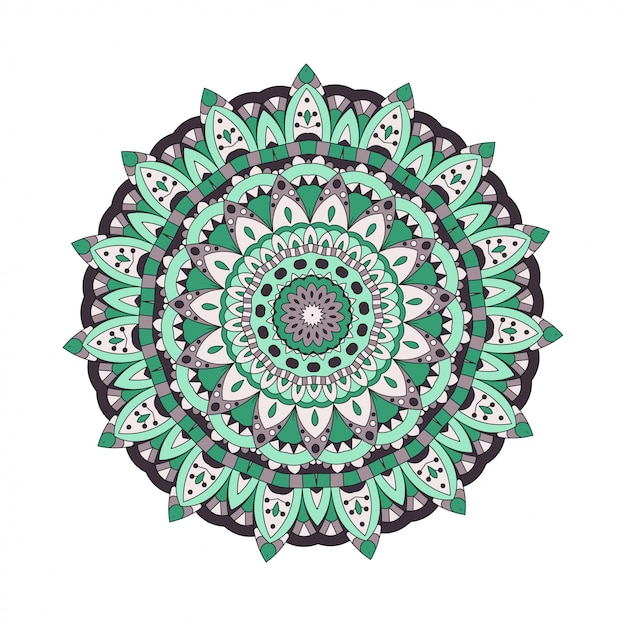 Elementos de diseño abstracto. mandalas redondas en vector. plantilla gráfica para su diseño. adorno decorativo retro