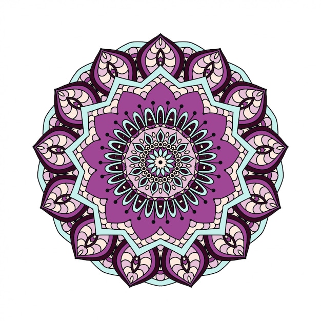 Elementos de diseño abstracto. mandalas redondas en vector. plantilla gráfica para su diseño. adorno decorativo retro