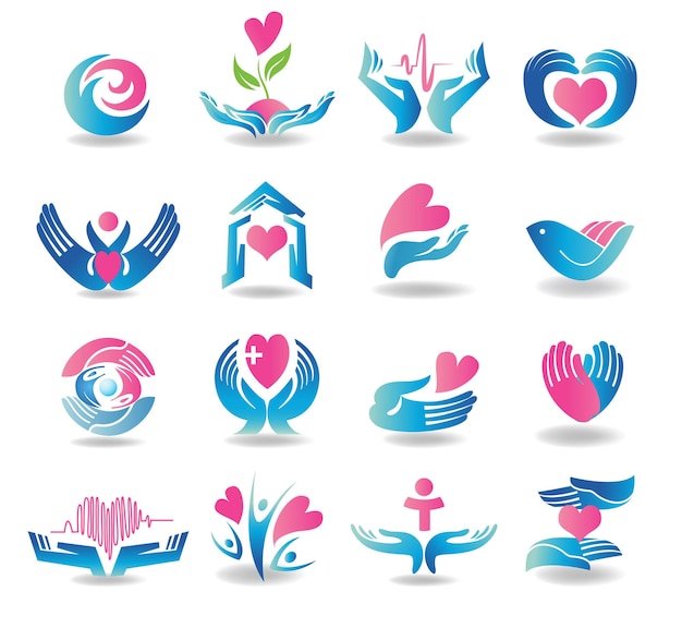 Elementos de diseño de atención médica.