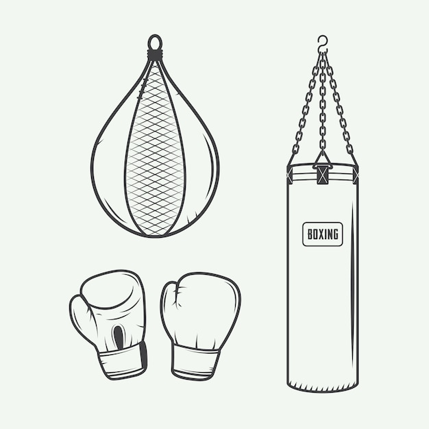 Elementos de diseño de boxeo