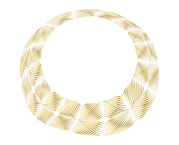 elementos de diseño círculo onda de muchas líneas púrpuras anillo de círculo rayas onduladas verticales abstractas en fondo blanco aisladas ilustración vectorial EPS 10