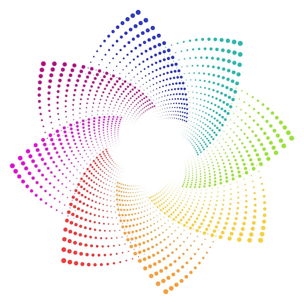 Elementos de diseño efecto símbolo puntos huella dactilar silueta de icono editable corazón aislado oro sobre fondo blanco estilo de contorno punteado ilustración vectorial eps 10 emblema para la boda del día de San Valentín