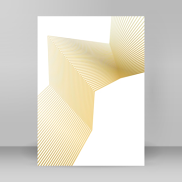 Elementos de diseño Esquinas afiladas curvas muchas rayas Rayas rotas verticales abstractas sobre fondo blanco aislado Arte de banda creativa Ilustración vectorial EPS 10 Líneas negras creadas con la herramienta Mezclar