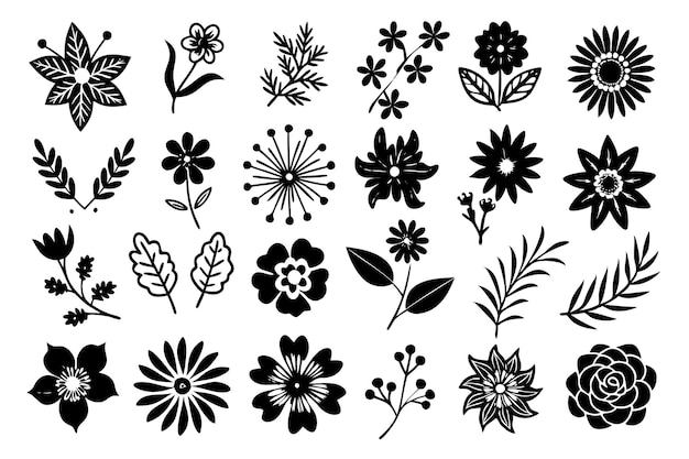 Elementos de diseño floral