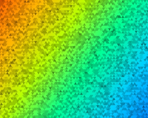 Elementos de diseño de fondo de gradiente de arco iris de efecto de mosaico de triángulo02