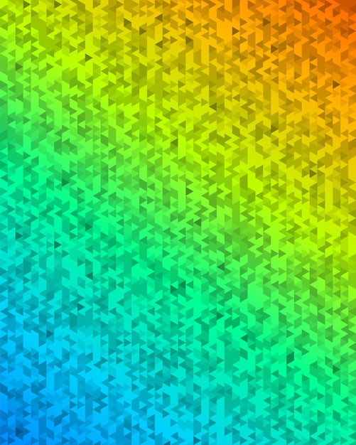 Vector elementos de diseño de fondo de gradiente de arco iris de efecto de mosaico de triángulo04