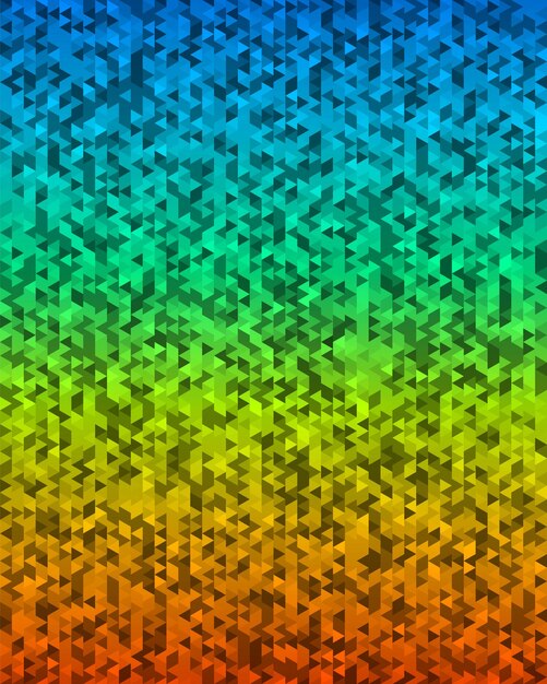 Vector elementos de diseño de fondo de gradiente de arco iris de efecto de mosaico de triángulo05