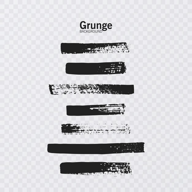 Elementos de diseño grunge Vector de colección de símbolos de grunge de tinta