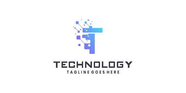 Elementos de diseño del logotipo de la empresa triángulo abstracto Vector Premium