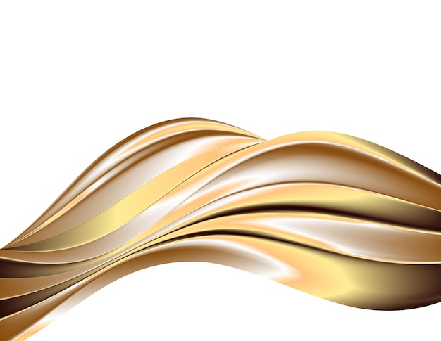 Elementos de diseño Ola de muchas líneas brillantes círculo Resplandor abstracto rayas onduladas sobre fondo blanco aislado Ilustración vectorial EPS 10 Olas de brillo con líneas creadas con la herramienta Mezclar