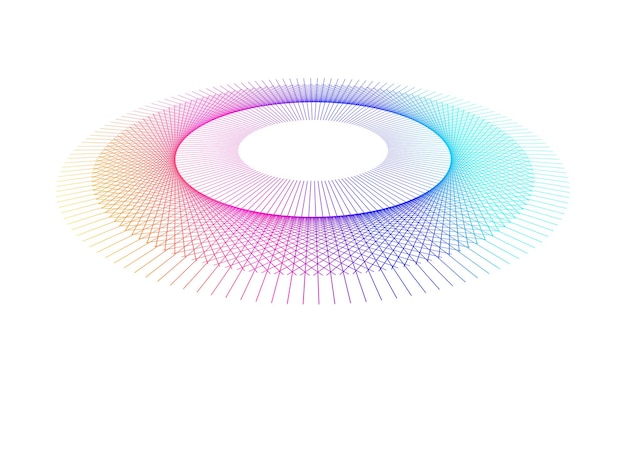 Elementos de diseño Ola de muchas líneas brillantes Rayas onduladas abstractas sobre fondo blanco aislado Arte de línea creativa Ilustración vectorial EPS 10 estilo art deco para invitación de boda plantilla de lujo