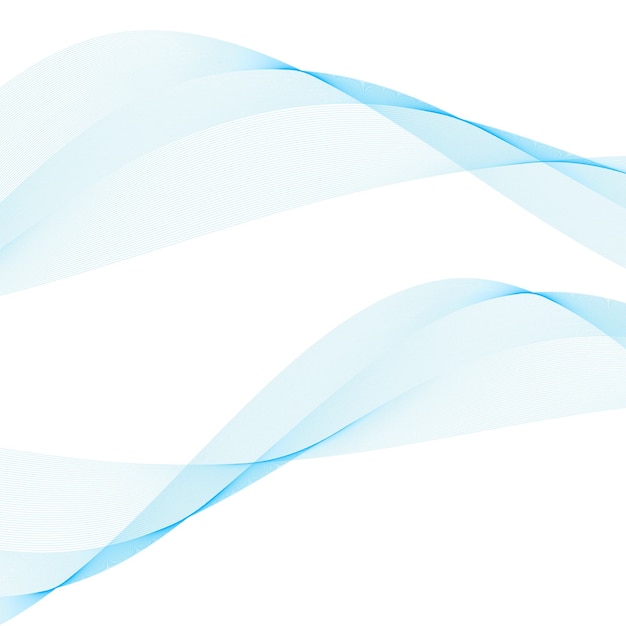 Elementos de diseño Ola de muchas líneas grises Rayas onduladas abstractas sobre fondo blanco aisladas Arte de línea creativa Ilustración vectorial EPS 10 Ondas brillantes coloridas con líneas creadas con la herramienta Mezclar