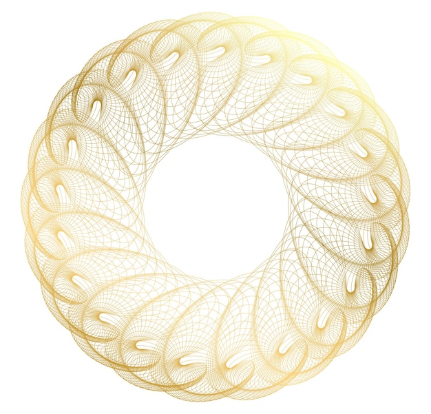 Elementos de diseño Onda de muchas líneas púrpuras anillo circular rayas onduladas verticales abstractas en blanco